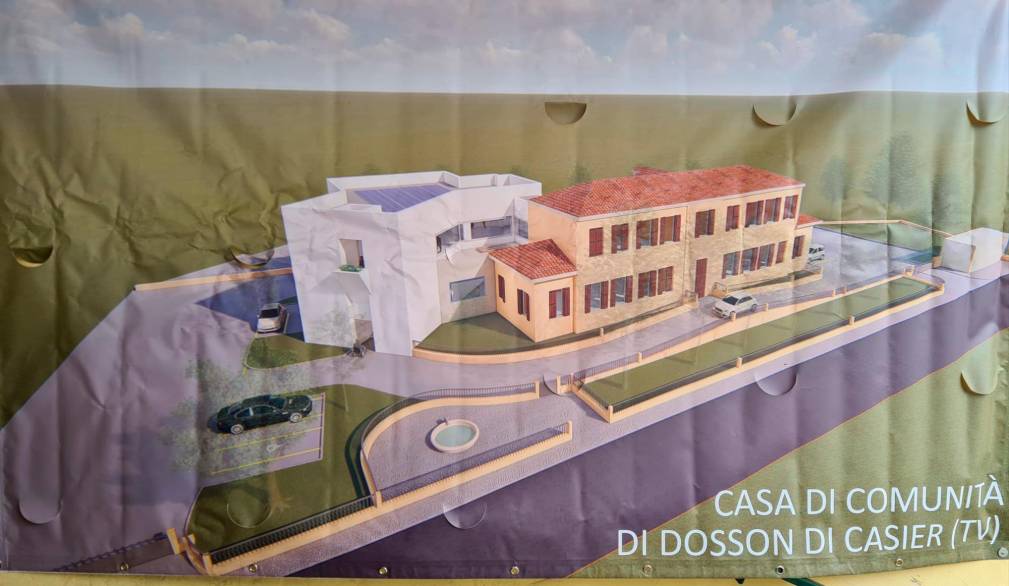 Dosson, posta la prima pietra della Casa di comunità