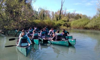 Gli studenti del liceo Da Vinci di Treviso alla scoperta del fiume Sile con Legambiente