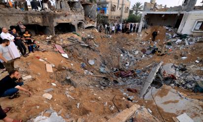 Bombardamento a Gaza - Foto Afp /Sir