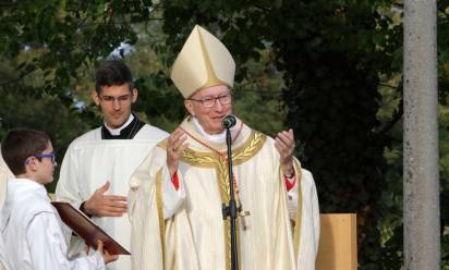 Il cardinale Pietro Parolin durante l’omelia