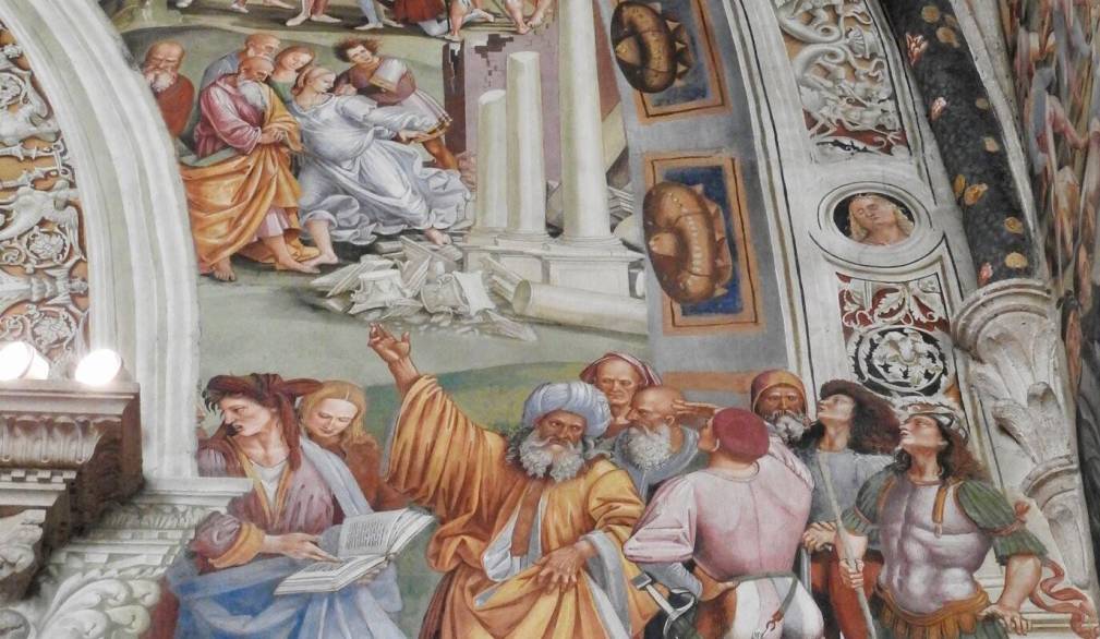 Luca Signorelli “Il finimondo” 1500 – 1502, cappella di San Brizio, duomo di Orvieto (Tr)