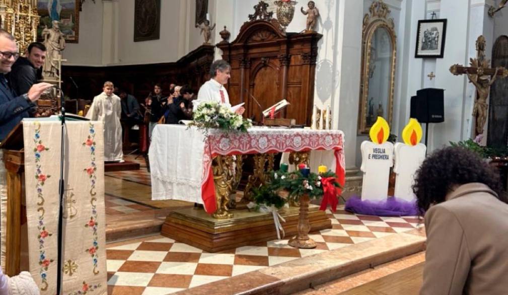 Castelcucco e Monfumo: il saluto, dopo 12 anni, al parroco don Marco Cagnin