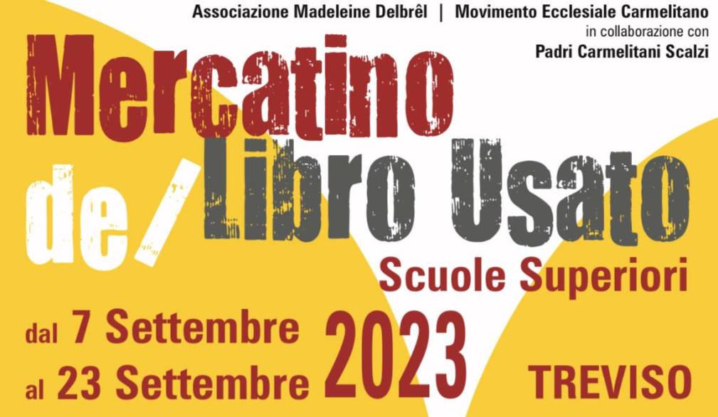 Torna il mercatino dei libri usati nei locali dei Padri Carmelitani a Treviso