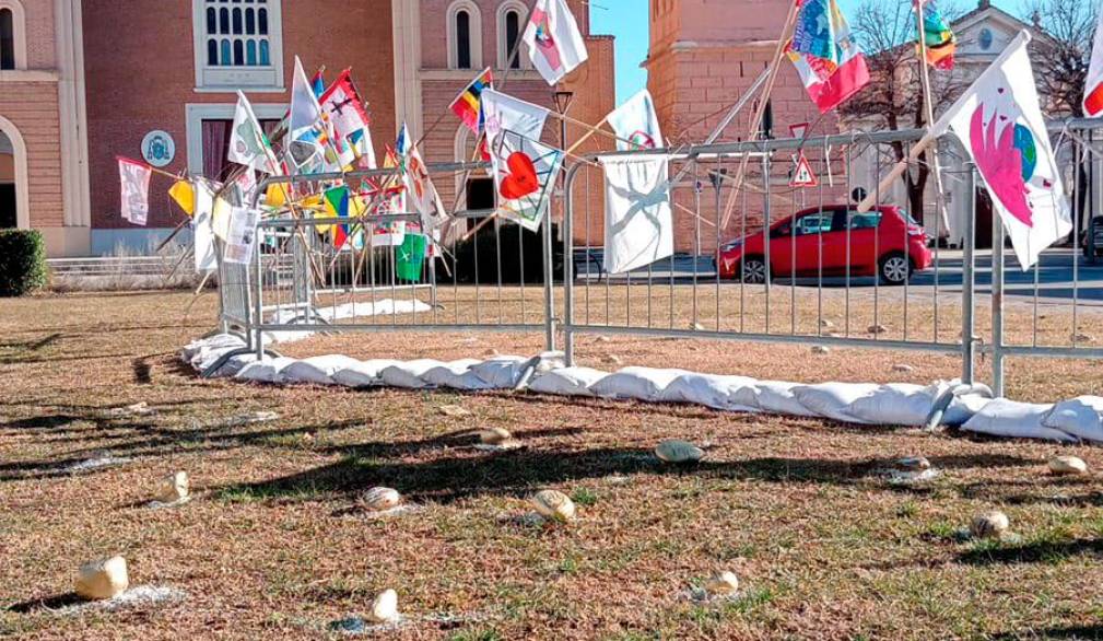 Castello di Godego: una “trincea di pace” in piazza