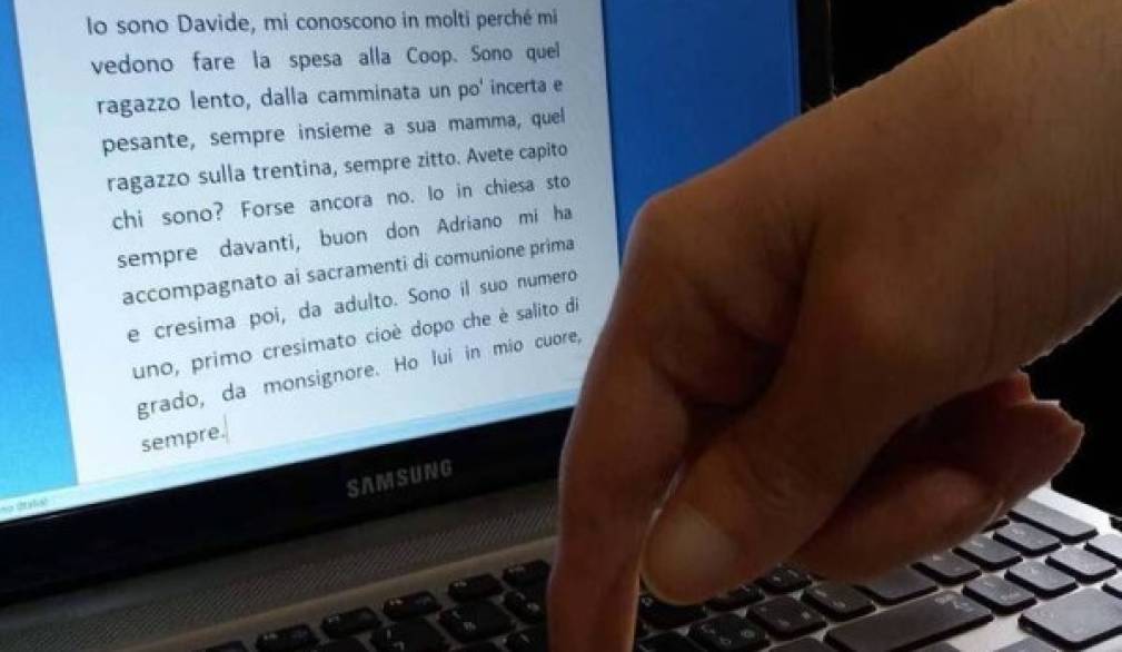 Davide, castellano &quot;atipica-mente” down, si racconta in un libro. Con la prefazione di Luciana Littizzetto