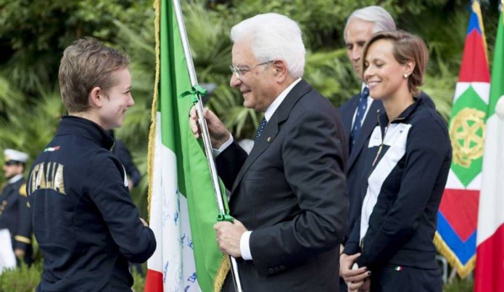 Rio 2016, le &quot;nostre&quot; Bebe e Federica portano il tricolore a Mattarella