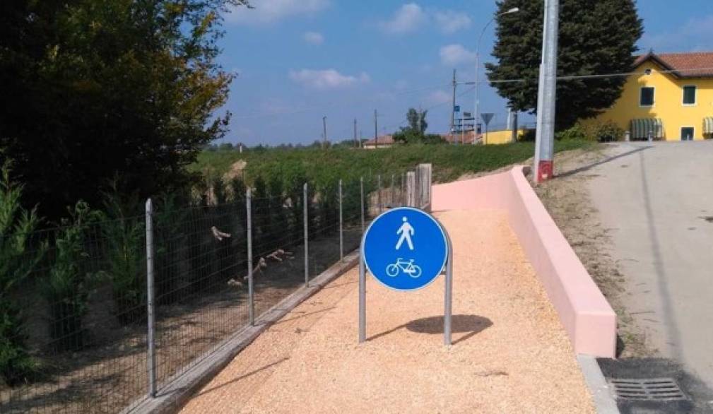 Fagarè: pronto il percorso ciclopedonale dal Piave verso il centro