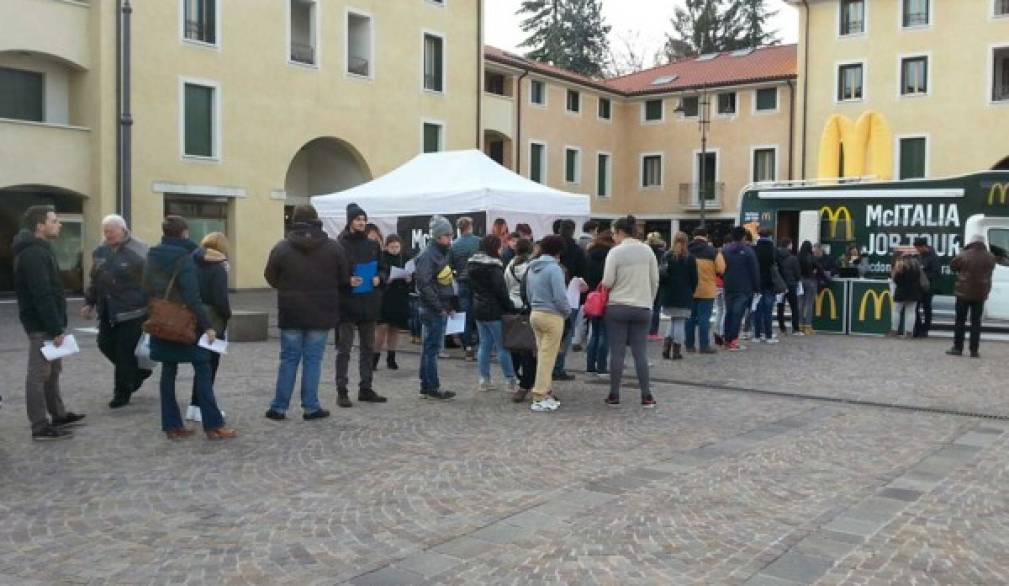 Tanti giovani a Cornuda per le selezioni della Mc Donald's