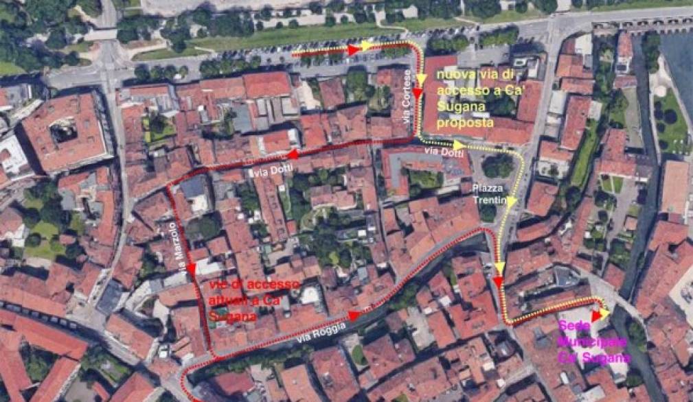 Treviso, Ztl: tocca anche a via Roggia