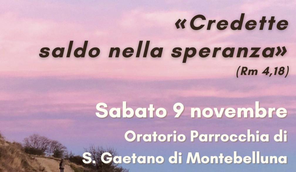 Sabato 9 novembre Caritas parrocchiali in assemblea a Montebelluna