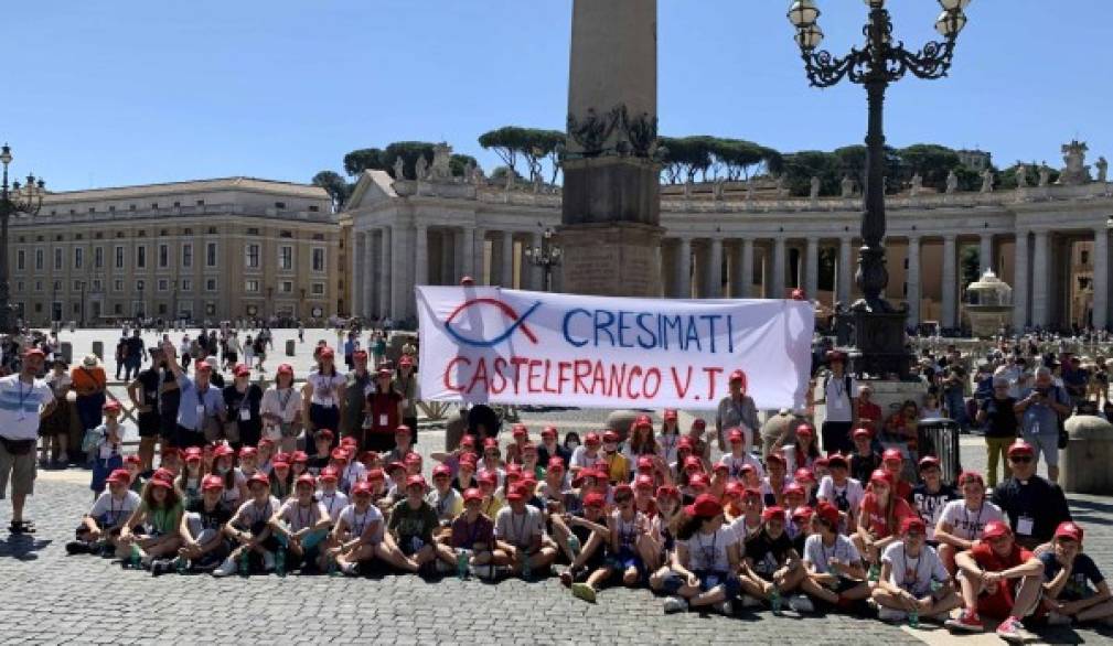 Per cento cresimati di Castelfranco esperienza indimenticabile a Roma