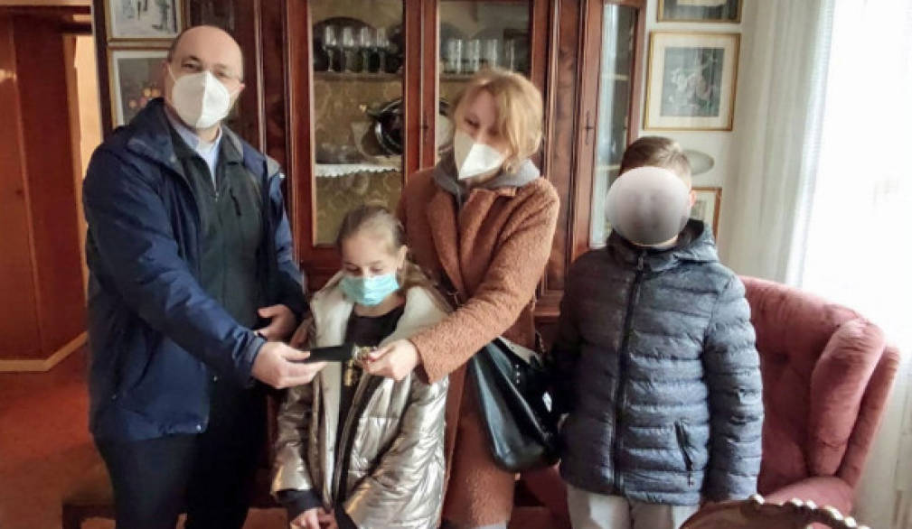 Camposampiero: una famiglia ucraina ospite in un appartamento