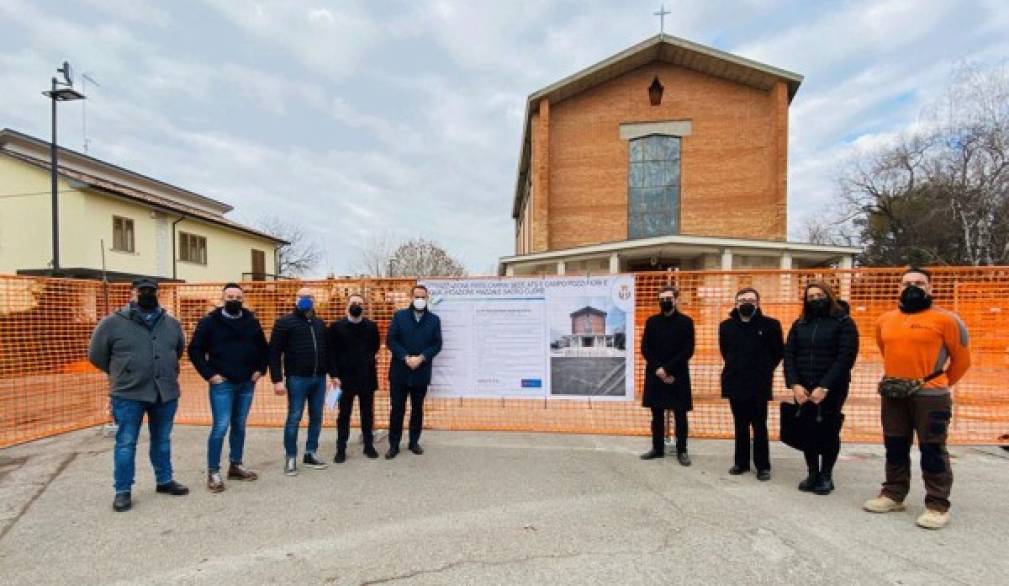 Sacro Cuore di Treviso, iniziati i lavori sul sagrato