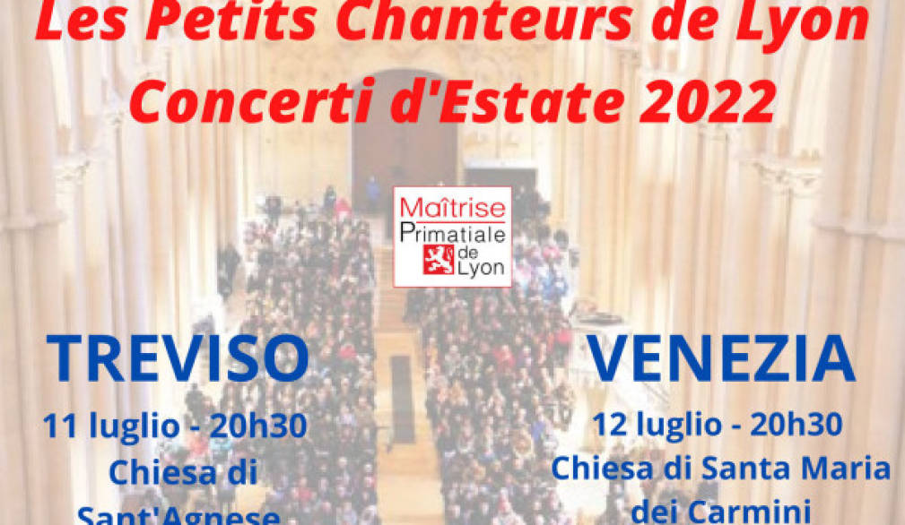 Tornano i concerti dei Petits chanteurs de Lyon