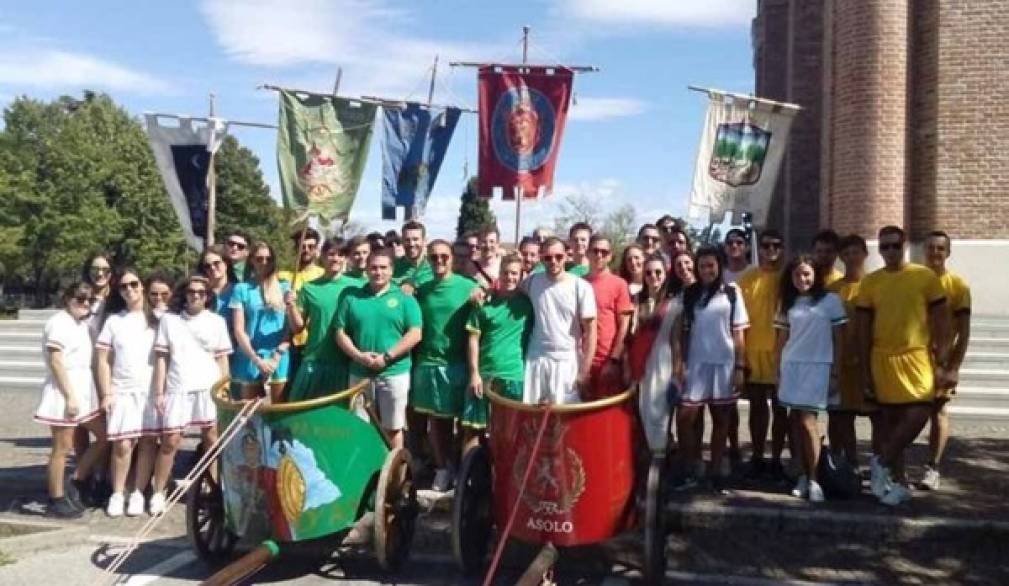 Palio di Asolo: gara di velocità a bordo di biga tra le sei frazioni collinari