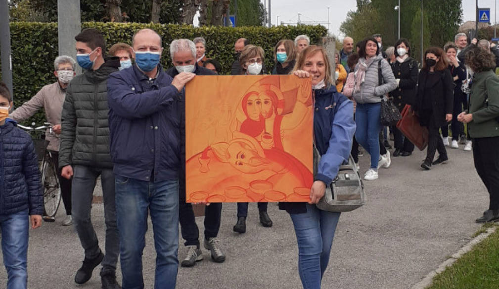 L'icona del matrimonio a Ponte di Piave