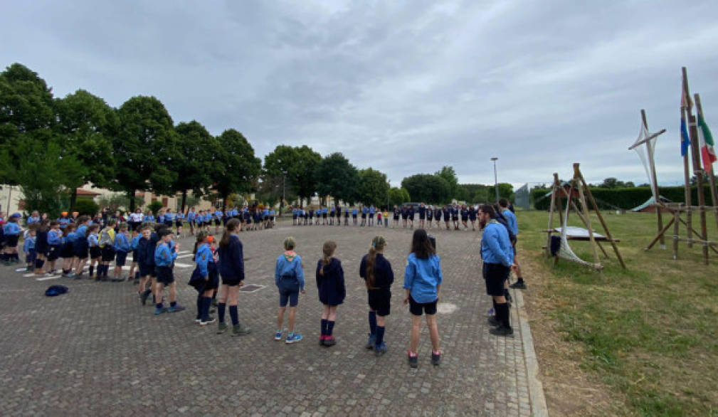 I festeggiamenti per i trent'anni degli scout a Zeminiana