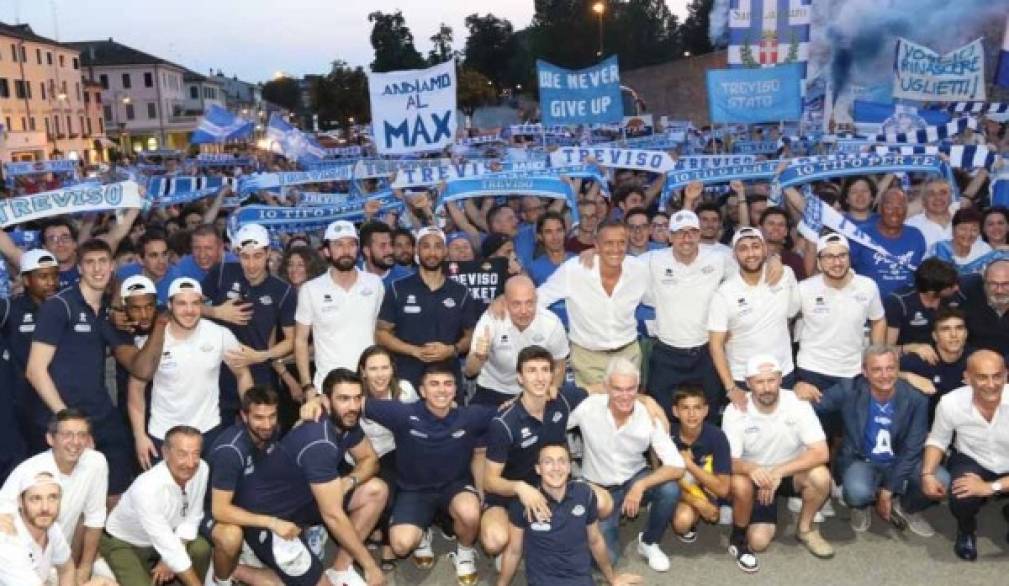 Basket: grande festa per il ritorno di Treviso in A