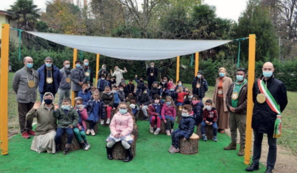 Un'aula verde per la scuola elementare delle Grazie