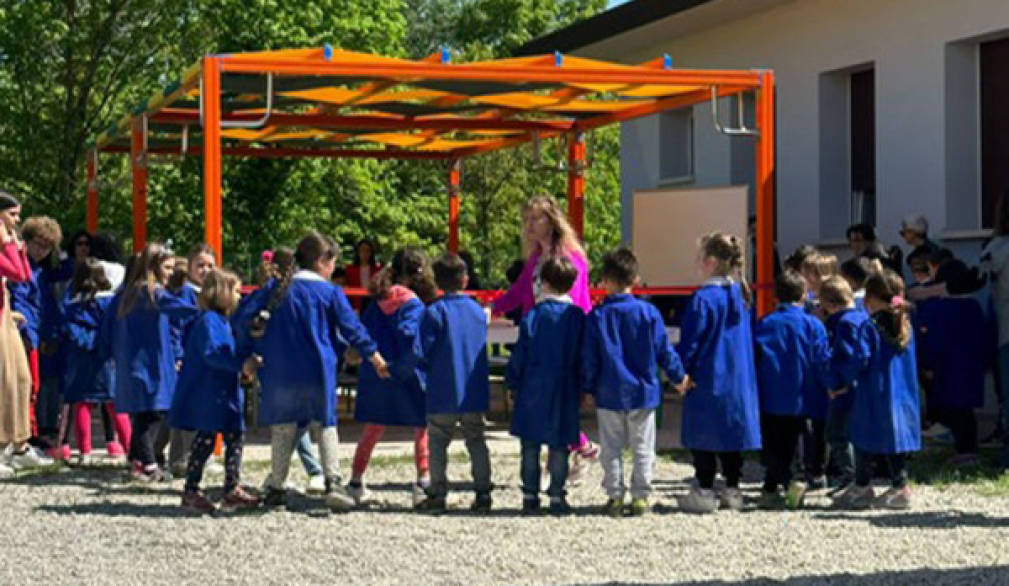 Un'aula all'aperto per la primaria di Fagaré