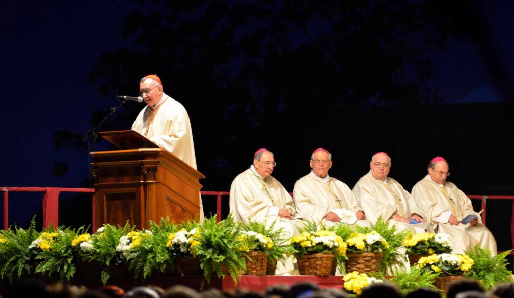 Il cardinale Parolin alle Cendrole il 23 agosto 2014 - Foto: Zamprogna/La vita del popolo