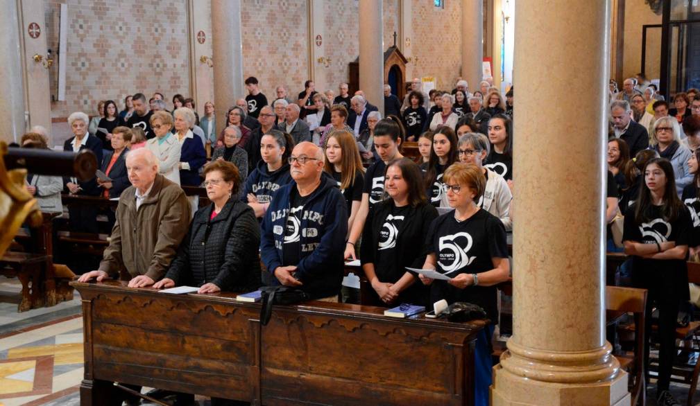 Mezzo secolo con il gruppo Olympo a Santa Cristina