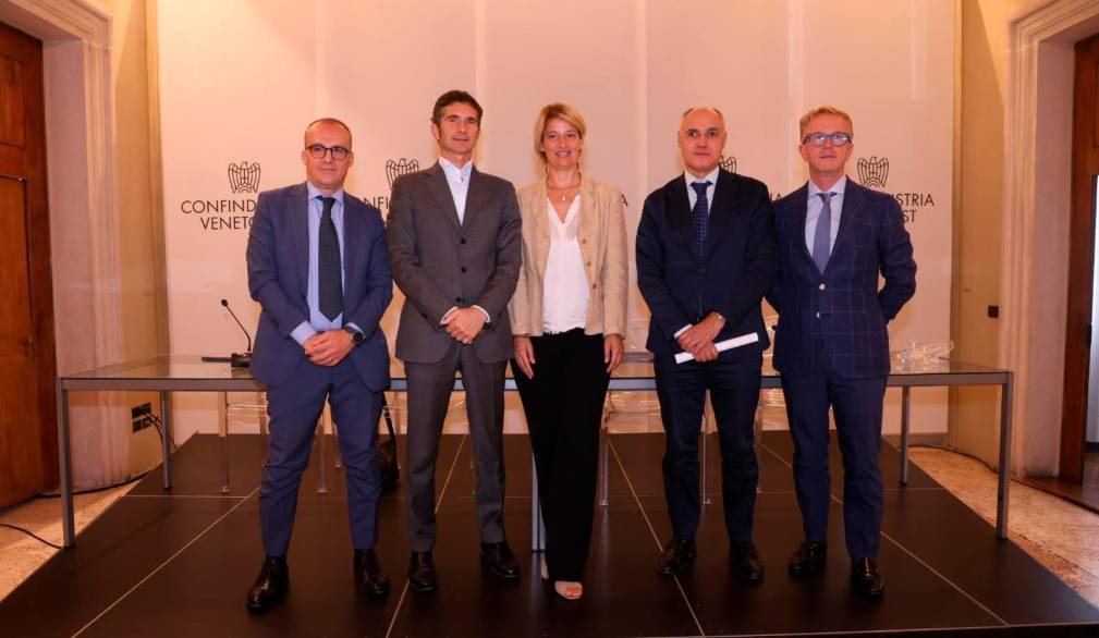 Da sinistra, Gianmarco Russo, Leopoldo Destro, Alessandra Coin, Angelo Sidoti e Alberto Zanatta