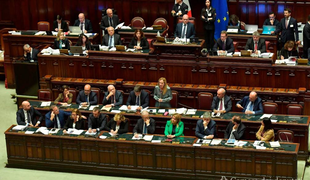 Camera dei deputati: il banco del Governo - Foto Camera dei deputati