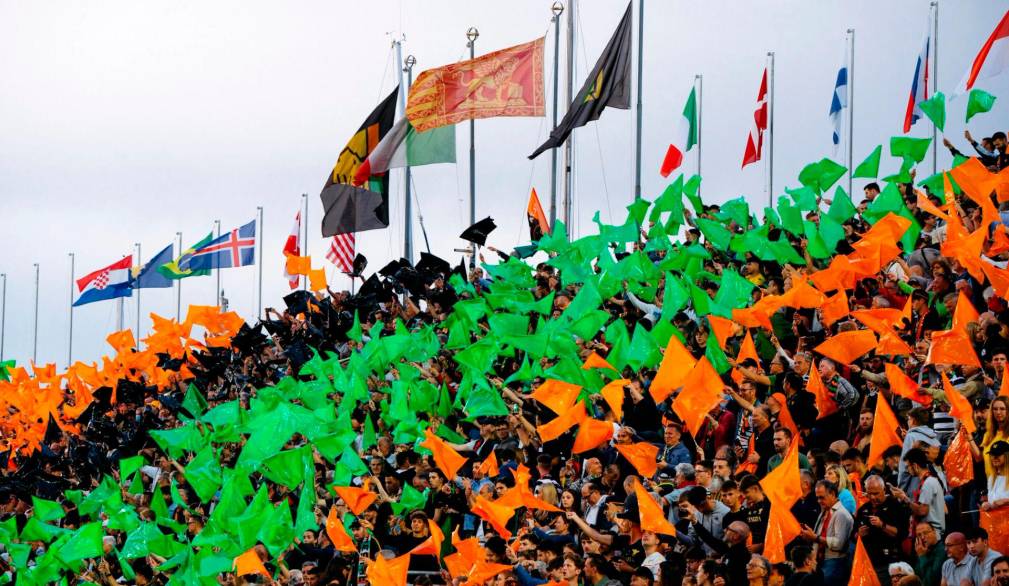 Passione e tifo sugli spalti del Penzo, durante l’unica partita finora disputata in casa, contro il Torino (foto tratta dal sito ufficiale del Venezia calcio)