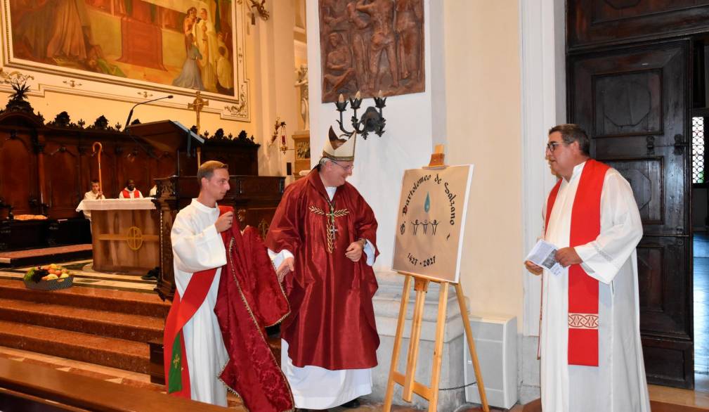 Salzano: festa insieme al Vescovo per il patrono, dato il via alle iniziative per i 600 anni della parrocchia