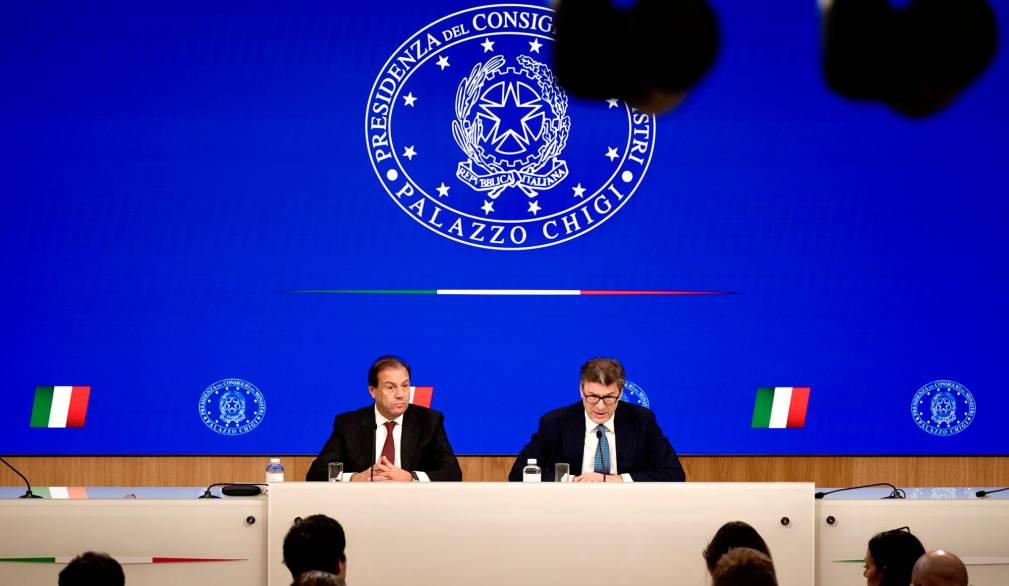 Il ministro Giorgetti spiega i contenuti del Def - Foto Presidenza del Consiglio dei Ministri