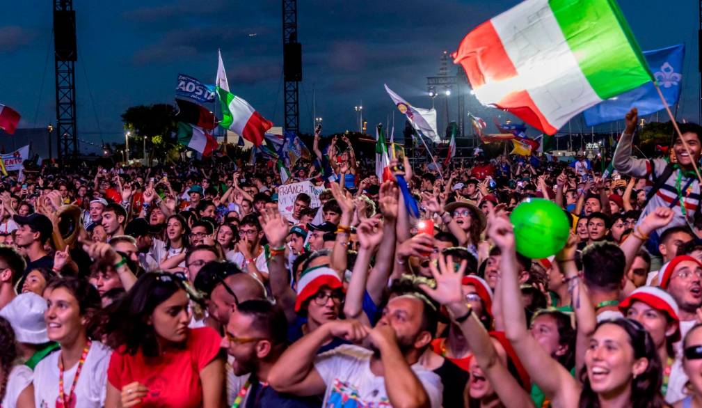 Gmg, la festa dei giovani italiani (foto Sir/Siciliani Gennari)