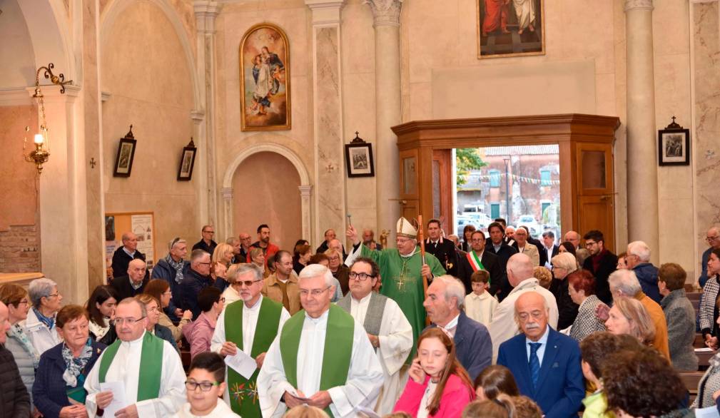 Briana, la bellezza ritrovata. Inaugurati con il Vescovo i lavori alla chiesa