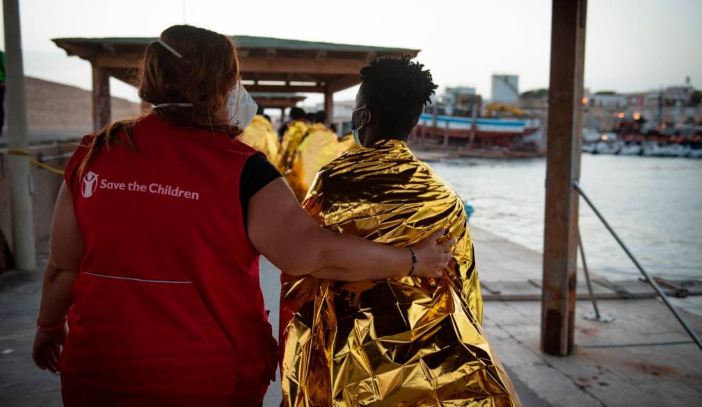 Sbarchi a Lampedusa - Foto Alessio Romenzi / Save the Children