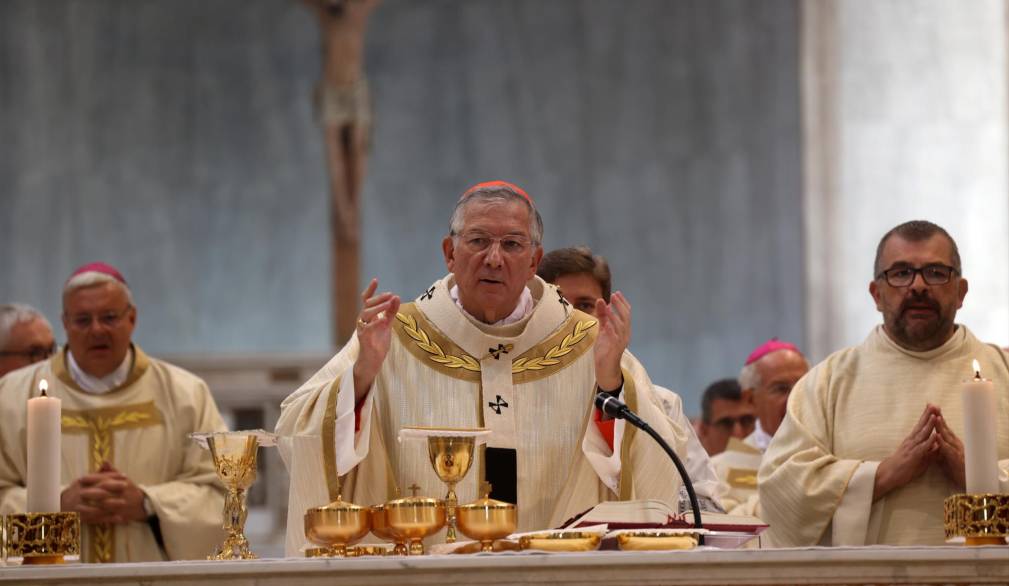 Peregrinatio corporis di san Pio X: messa con patriarca di Venezia Francesco Moraglia, in Cattedrale