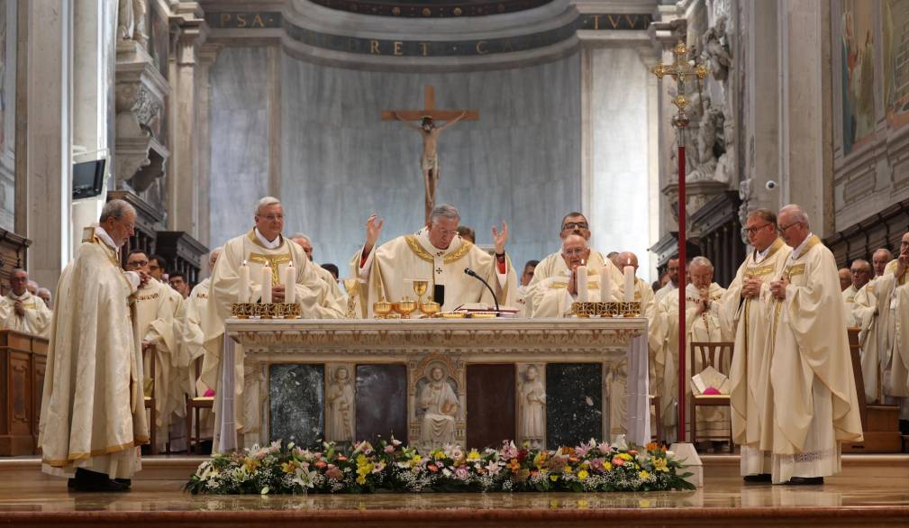 Peregrinatio corporis di san Pio X: messa con patriarca di Venezia Francesco Moraglia, in Cattedrale