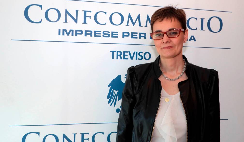 La presidente provinciale dell’Unione Confcommercio Dania Sartorato