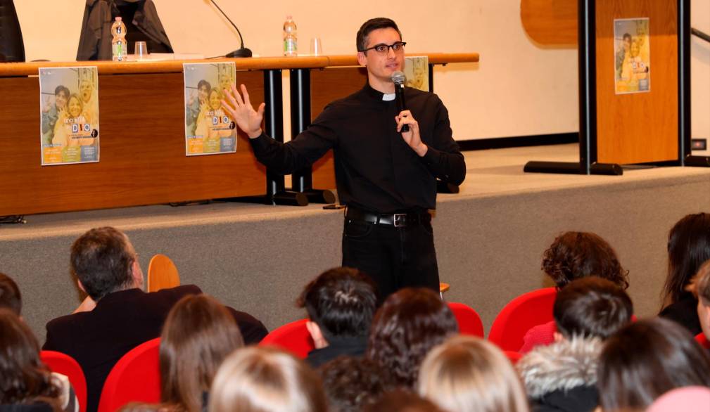 Il momento di incontro con gli studenti