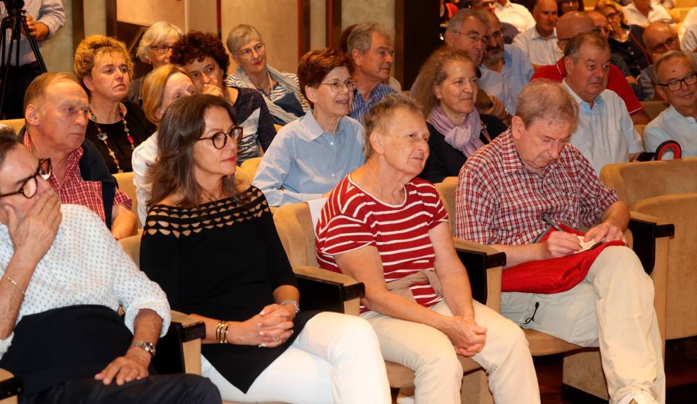 Il pubblico presente in sala