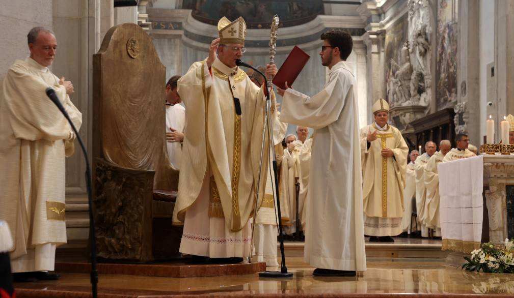 Peregrinatio corporis di san Pio X: messa con patriarca di Venezia Francesco Moraglia, in Cattedrale