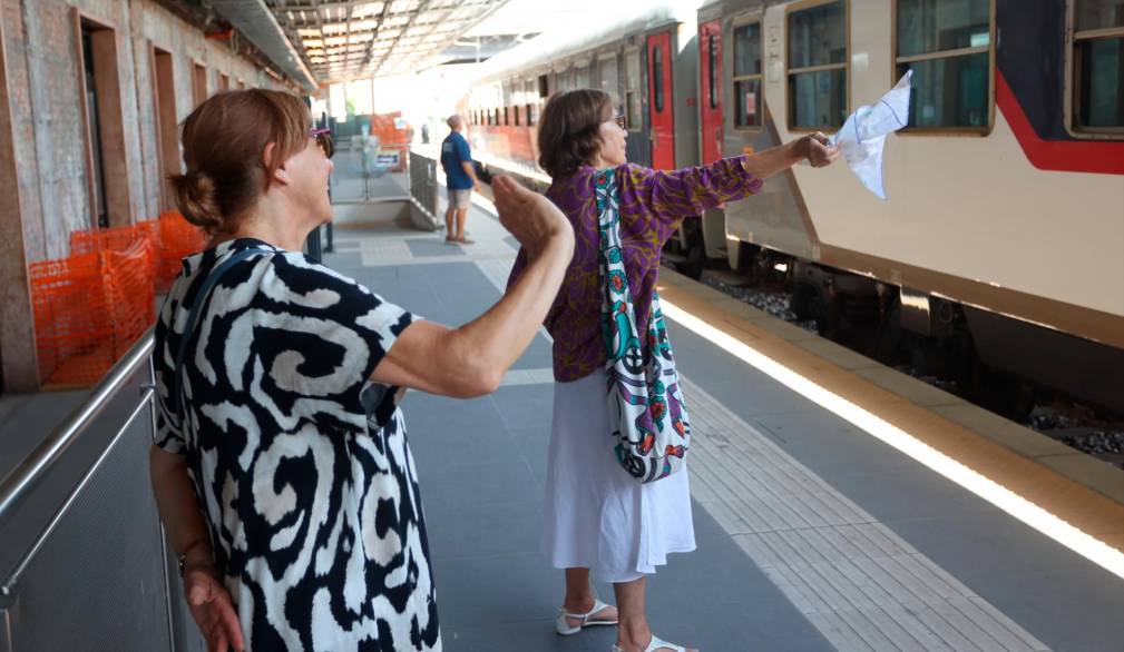 I pellegrini trevigiani diretti a Lourdes partono dalla stazione