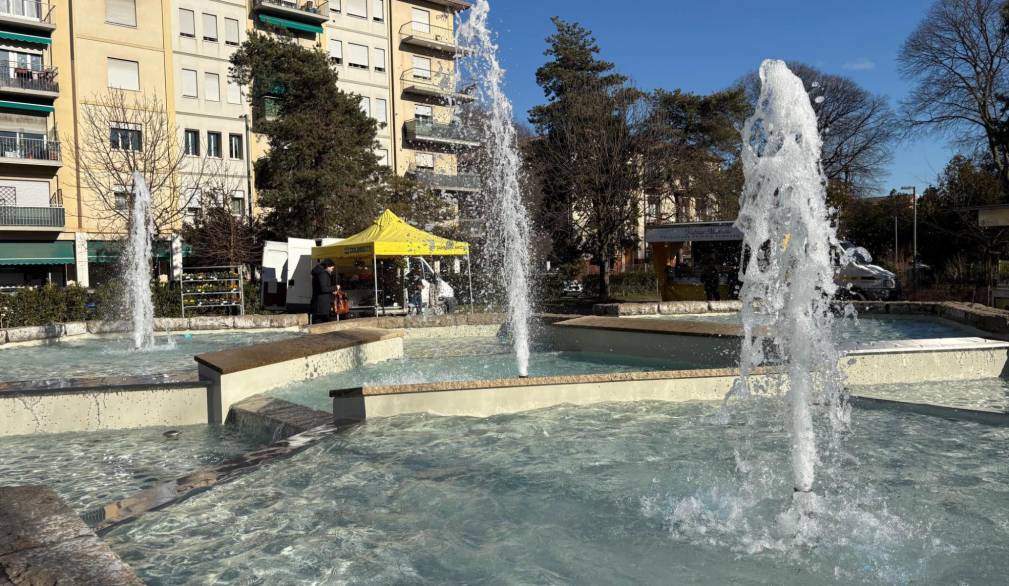 Santa Maria del Rovere, inaugurata la fontana in piazza Martiri di Belfiore