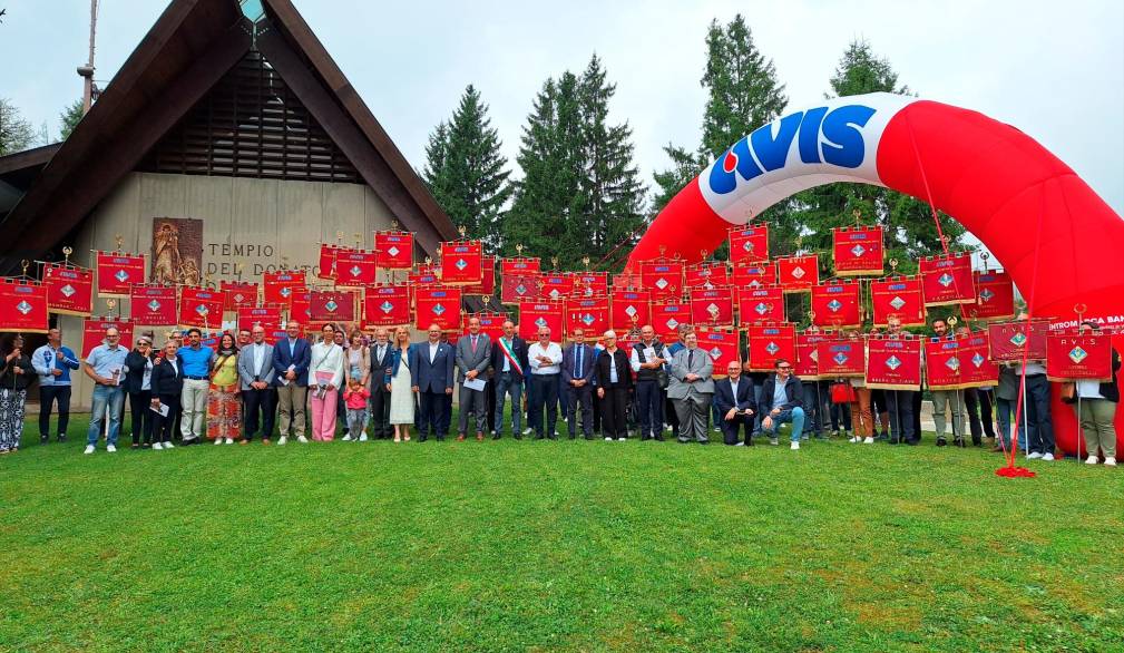 Festa dell’Avis provinciale della Marca al tempio internazionale del donatore