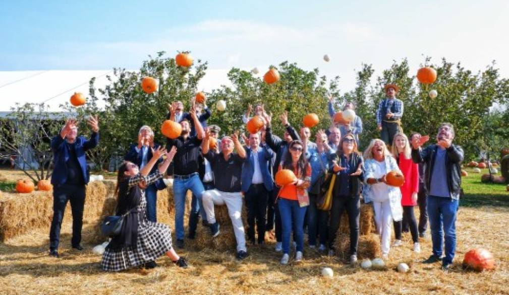 Nel Villaggio di Zucche di Nonno Andrea, divertimento semplice