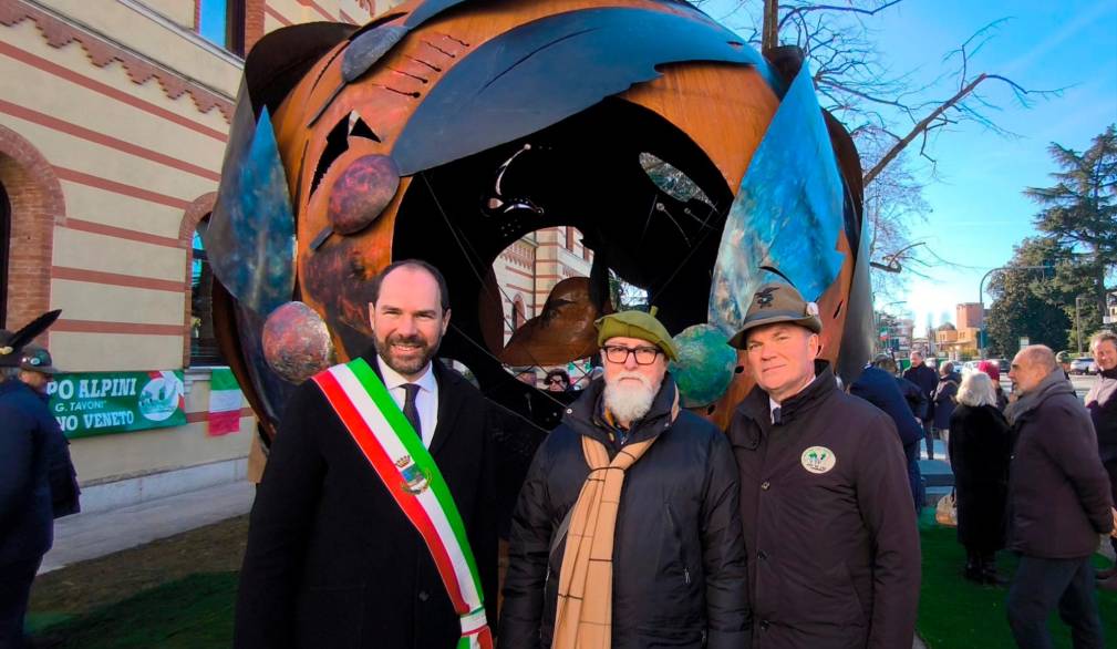 Mogliano: inaugurato il monumento agli Alpini