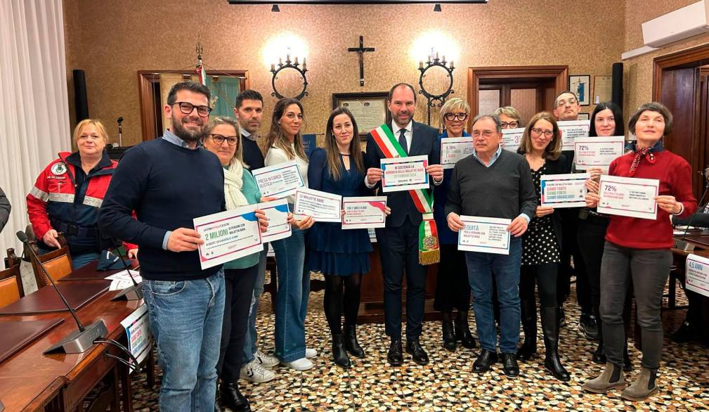 I rappresentanti delle associazioni presenti in Municipio