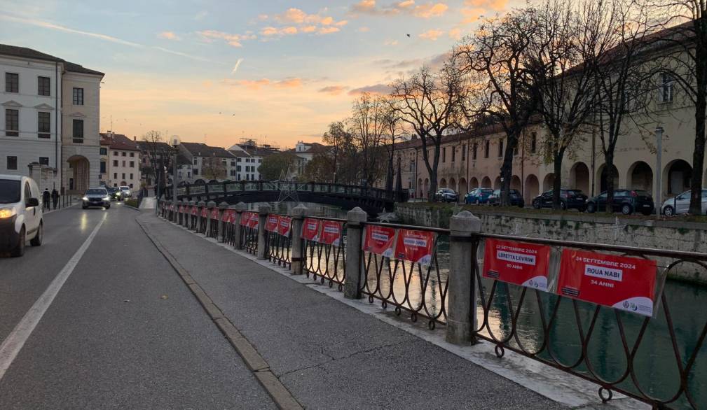 Giornata del 25 novembre, a Treviso lungo il Sile i nomi delle vittime di femminicidio