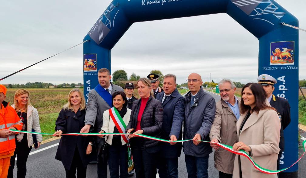 Camposampiero: inaugurata la bretella che collega il centro Etra alla strada regionale 308