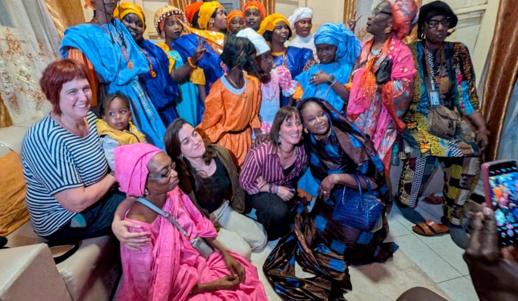 L’incontro con le donne dell’associazione Les amis d’enfance de Sindone, dal quale è nato un nuovo progetto