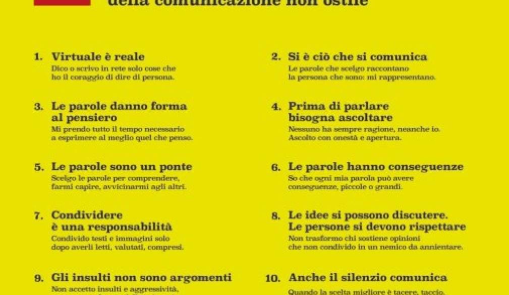 Un linguaggio senza ostilità